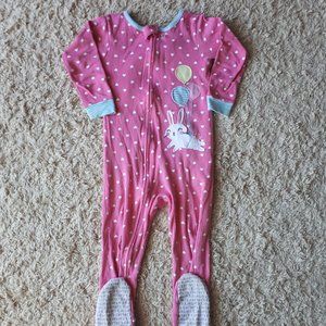 Carter's one-pieces pajamas girl sz 2T